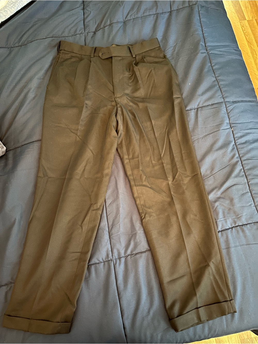 George Men's Black Dress Pants